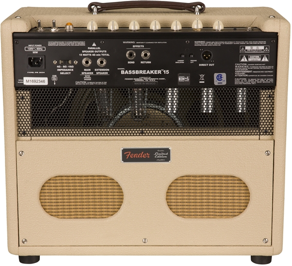Fender BassBreaker 15 Combo FSR Ltd - Blonde Electric guitar combo amp