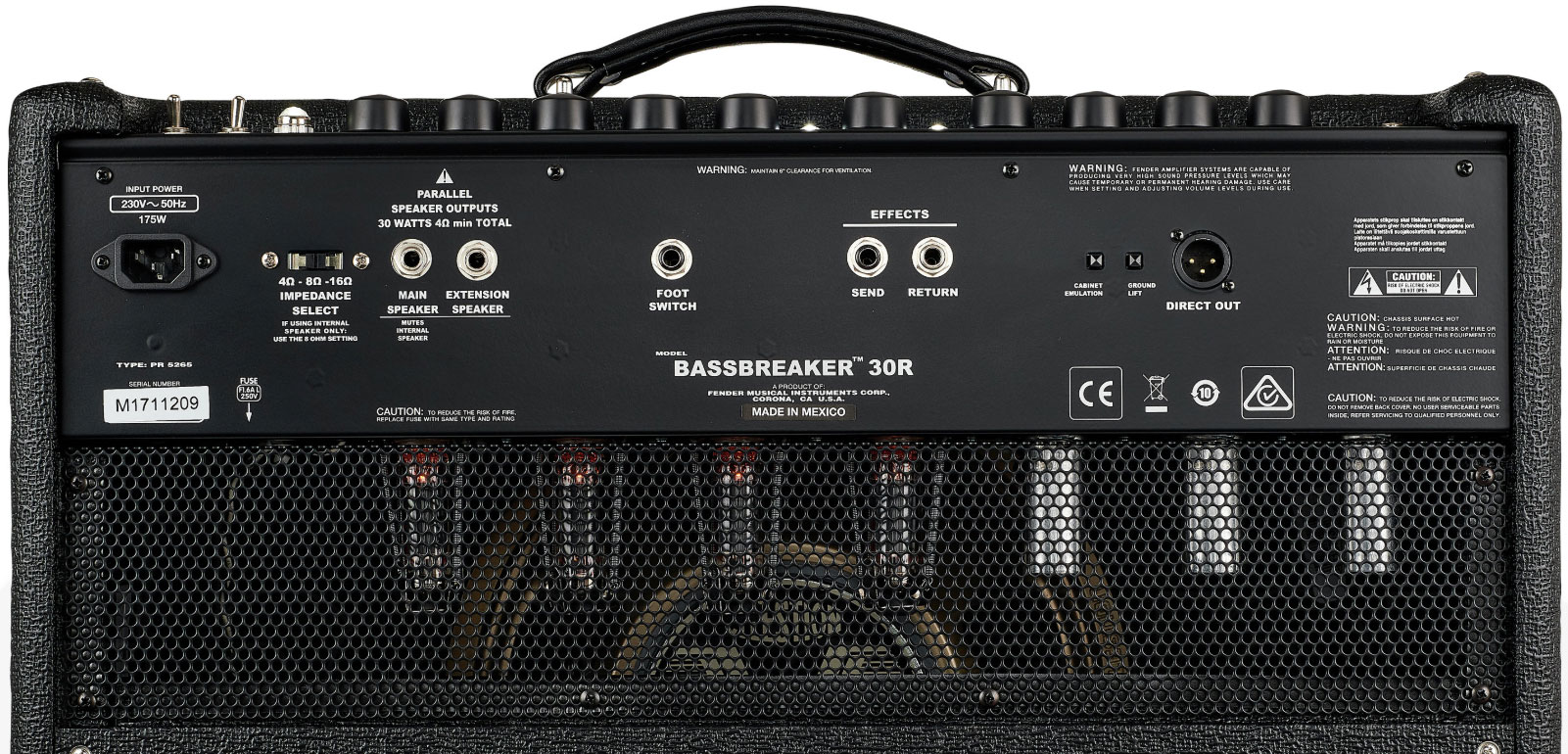 Fender Bassbreaker 30r 30w 1x12 - Electric guitar combo amp - Variation 4