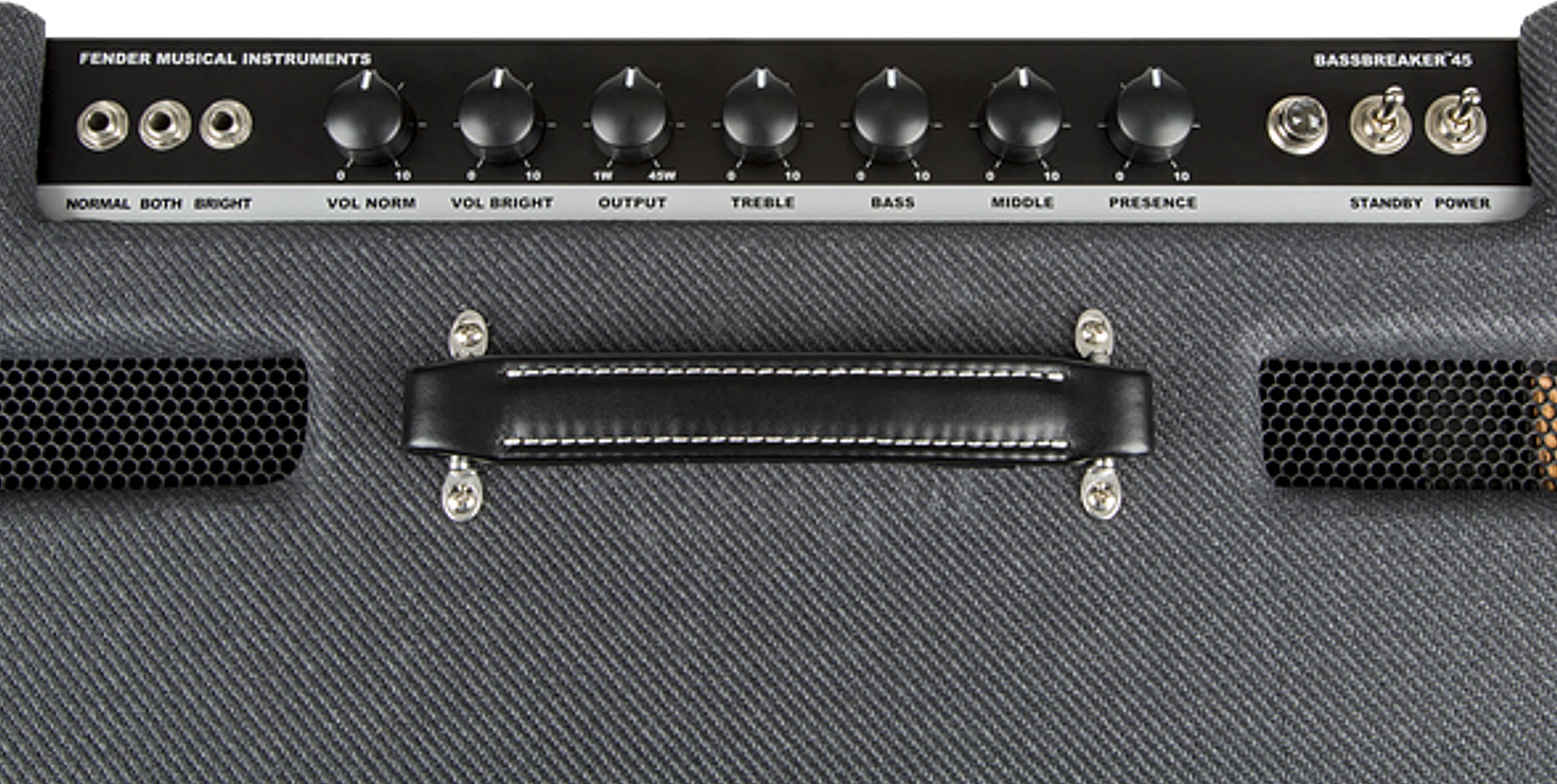 Fender Bassbreaker 45 Combo 1/45w 2x12 Gray Tweed - Electric guitar combo amp - Variation 3