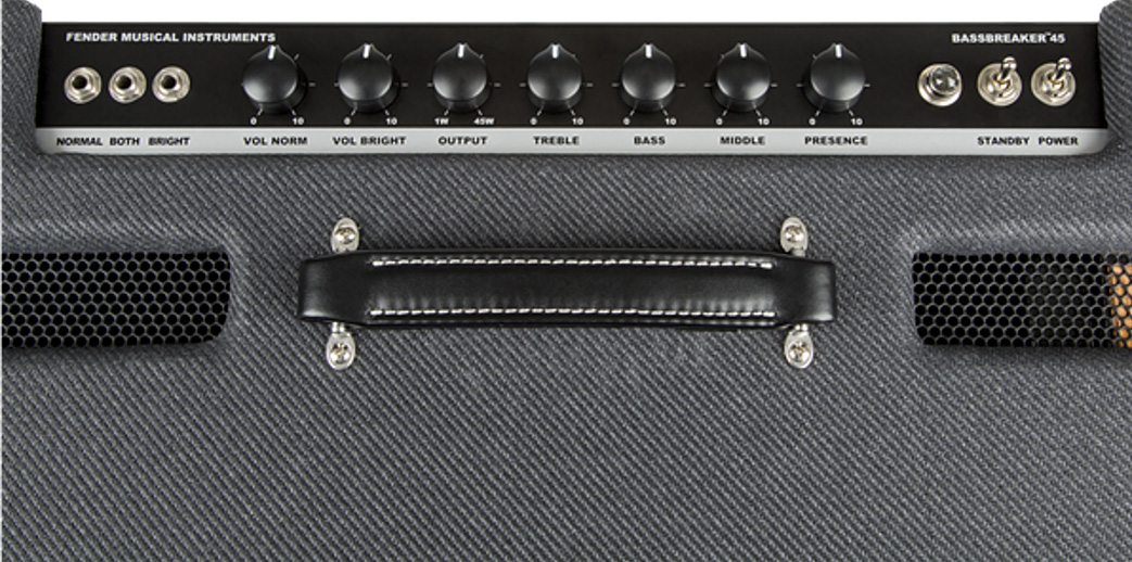 Fender Bassbreaker 45 Head 1/45w Gray Tweed - Electric guitar amp head - Variation 3