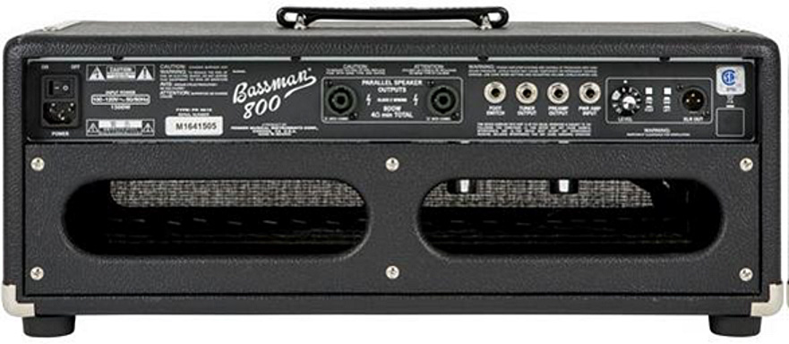 Fender Bassman 800 Head 800w 4-ohms Black/silver - Bass amp head - Variation 1