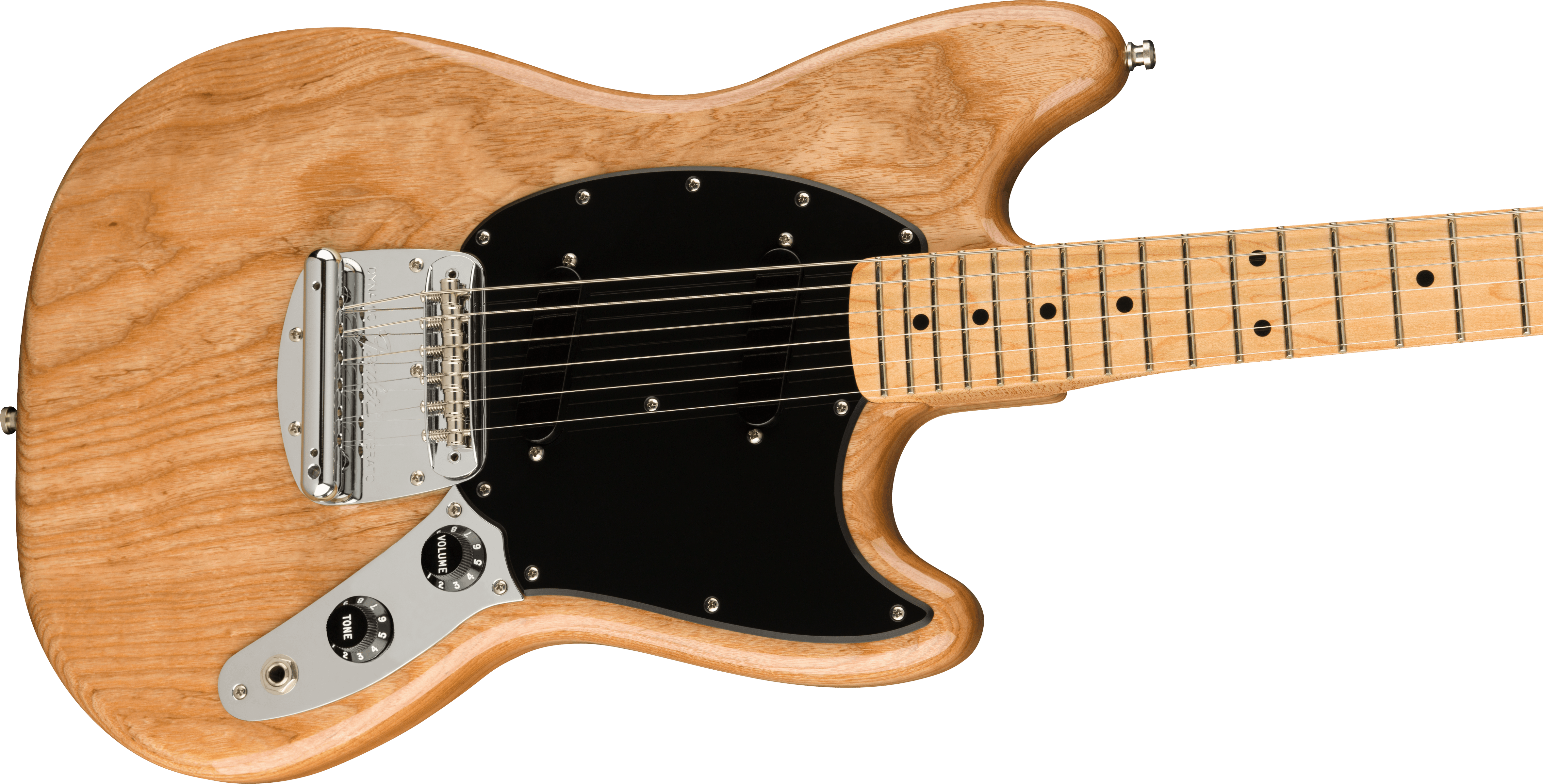 Fender Ben Gibbard Mustang Signature Mex Mn - Natural - Retro rock electric guitar - Variation 3