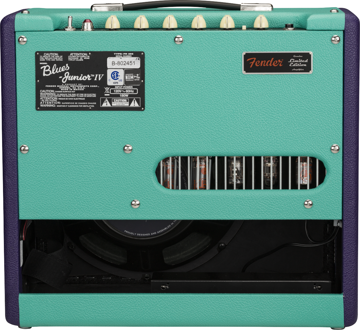 Fender Blues Junior Iv Fsr Ltd 15w 1x12 Jensen Cannabis Rex Purple Seafoam - Electric guitar combo amp - Variation 1