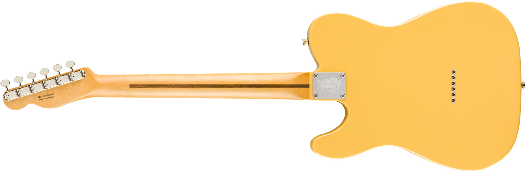 Fender Britt Daniel Tele Thinline Signature Ss Mn - Amarillo Gold - Semi-hollow electric guitar - Variation 1