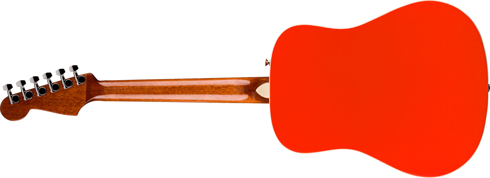 Fender California Standard Redondo Mini Epicea Sapele Noy +housse - Fiesta Red - Folk guitar - Variation 1