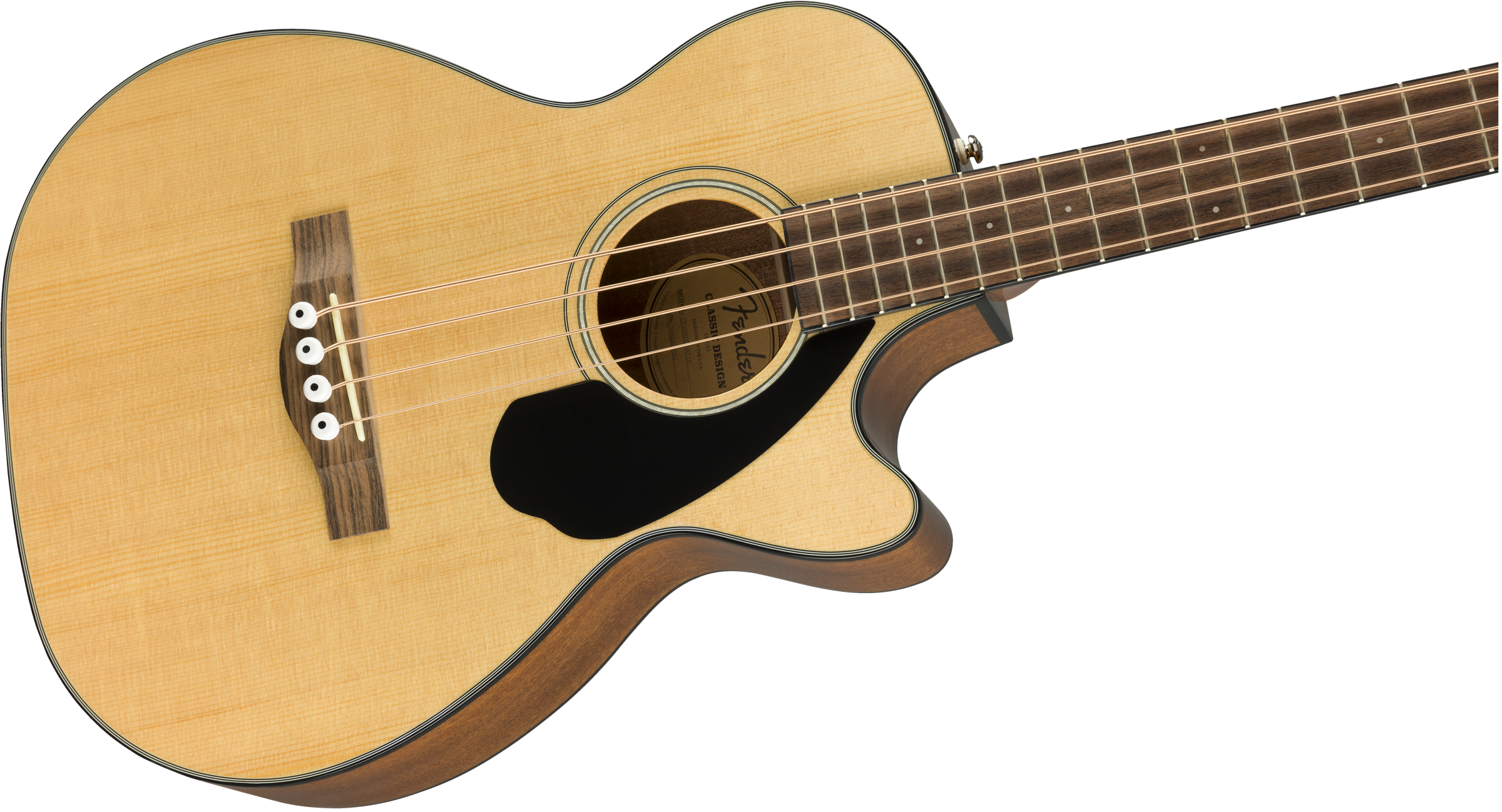 Fender Cb-60sce Classic Design Concert Cw Epicea Acajou - Natural - Acoustic bass - Variation 2