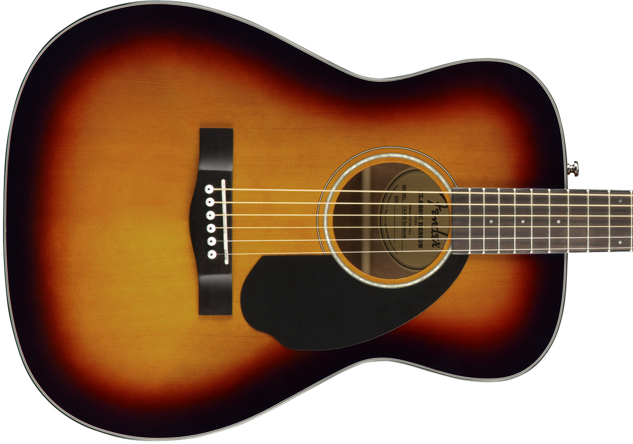 Fender Cc-60s Concert Epicea Acajou 2017 - Sunburst - Acoustic guitar & electro - Variation 2