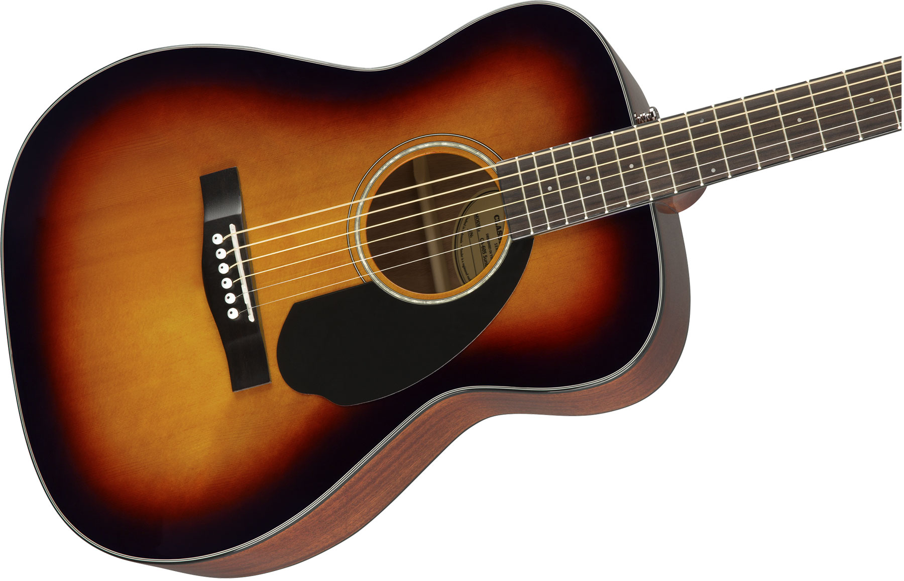 Fender Cc-60s Concert Epicea Acajou Wal - Sunburst - Acoustic guitar & electro - Variation 2