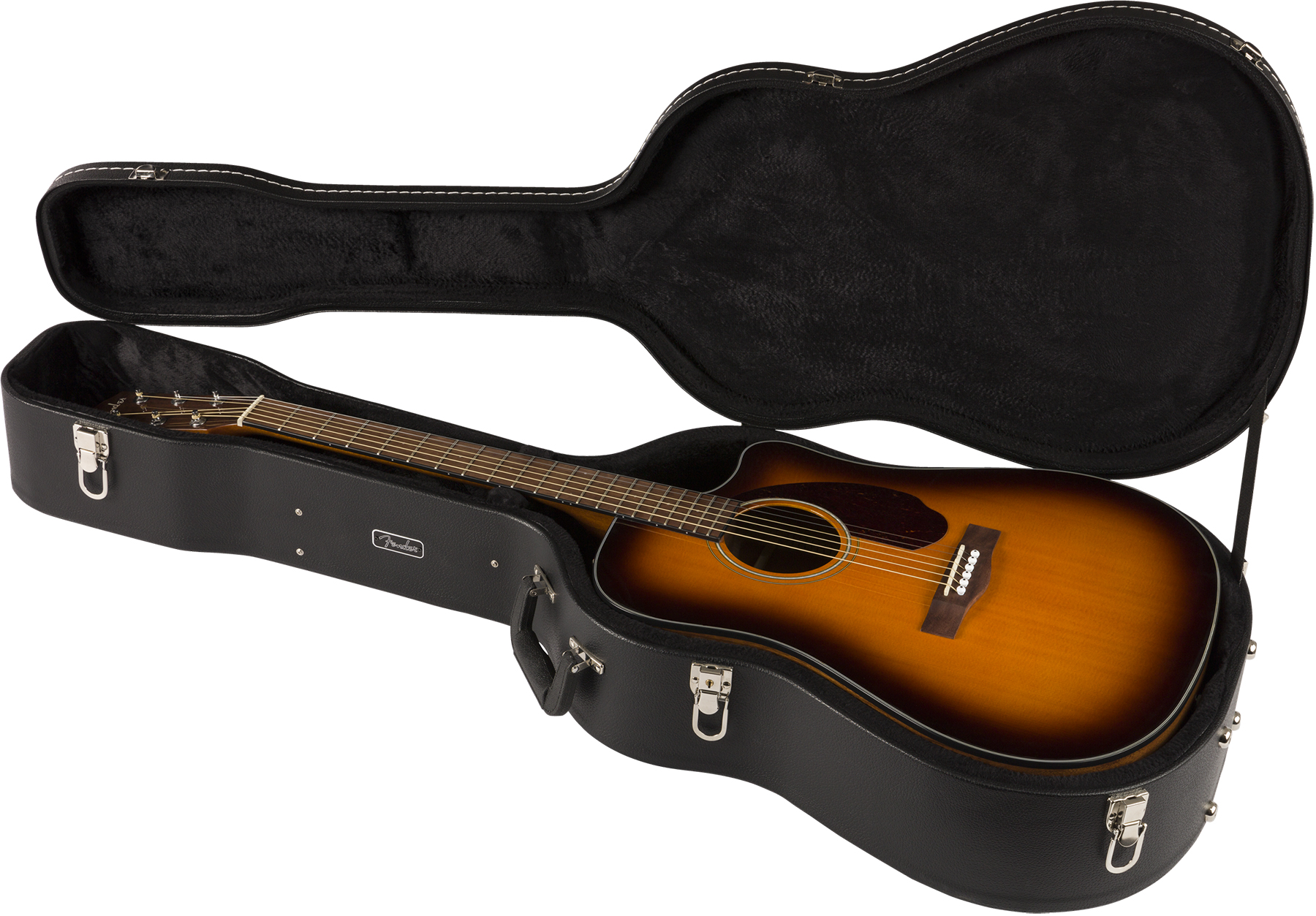 Fender Cd-140sce Classic Design Dreadnought Cw Epicea Ovangkol Wal +etui - Sunburst - Electro acoustic guitar - Variation 5