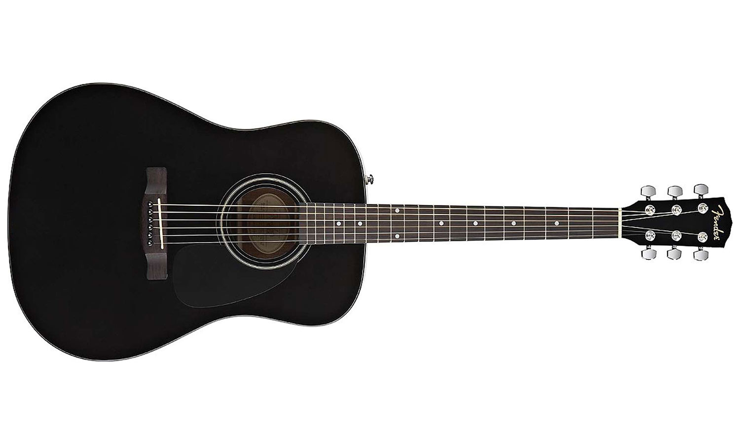 Fender Cd60 V2 Black - Acoustic guitar & electro - Variation 1