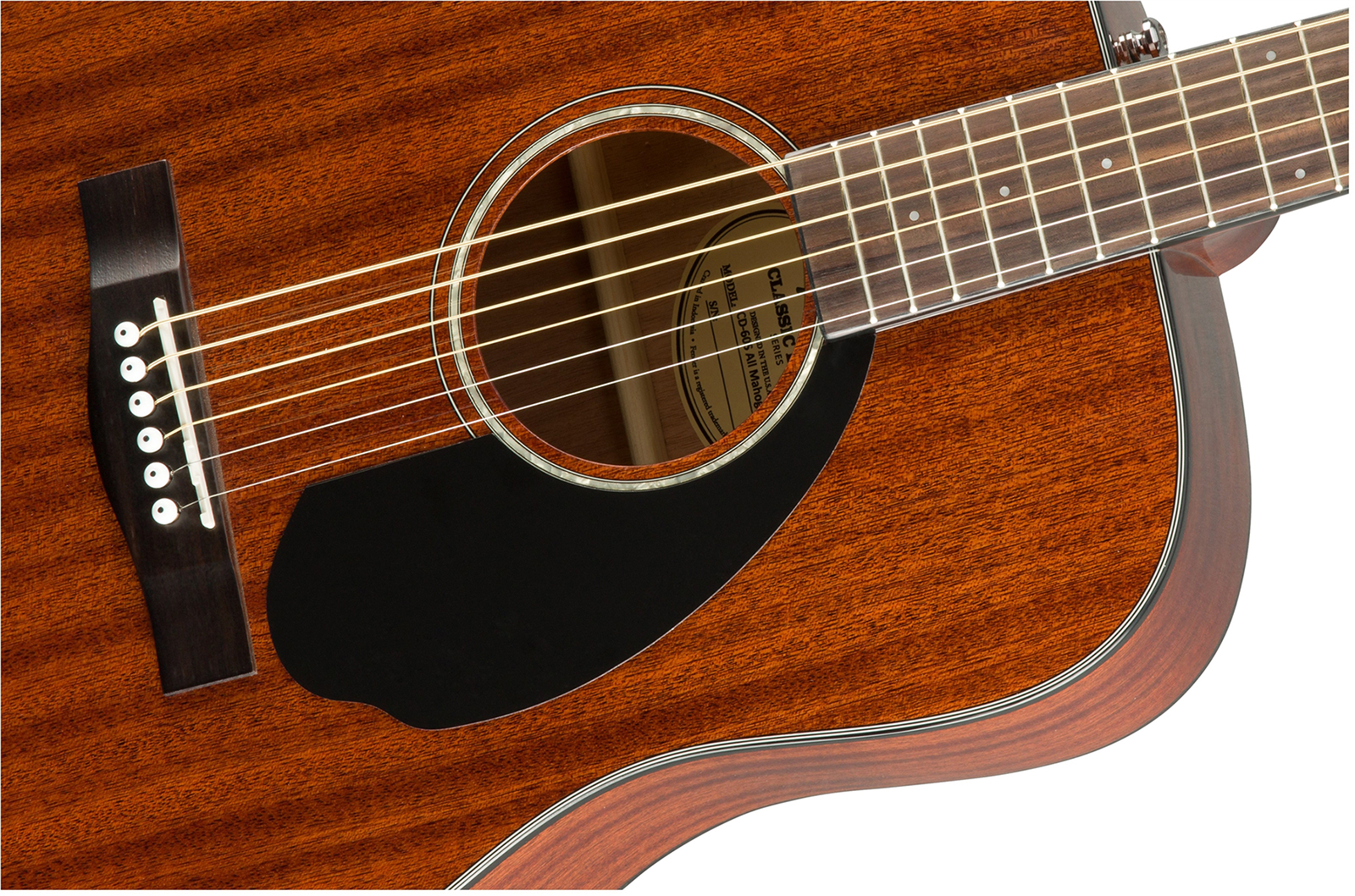 Fender Cd60s Dreadnought Tout Acajou Wal - Natural - Folk guitar - Variation 2