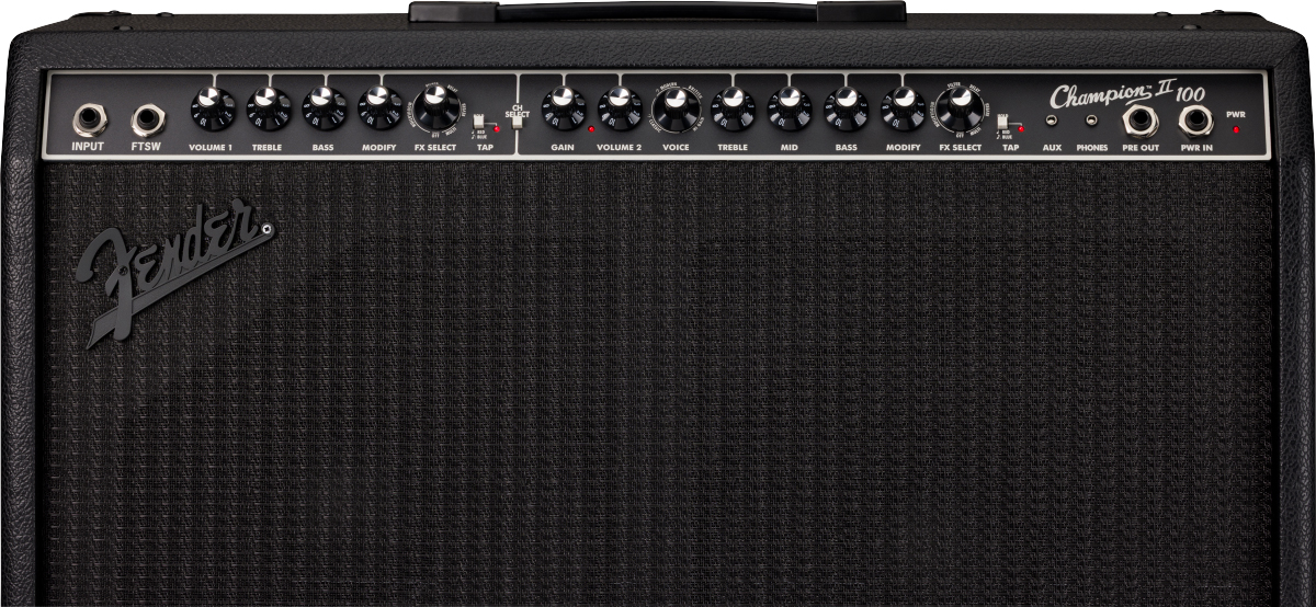 Fender Champion Ii 100  Ltd 100w 2x12 Blackout - Electric guitar combo amp - Variation 2