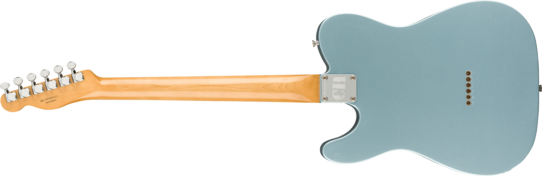 Fender Chrissie Hynde Tele Signature Mex Rw - Road Worn Faded Ice Blue Metallic - Tel shape electric guitar - Variation 1