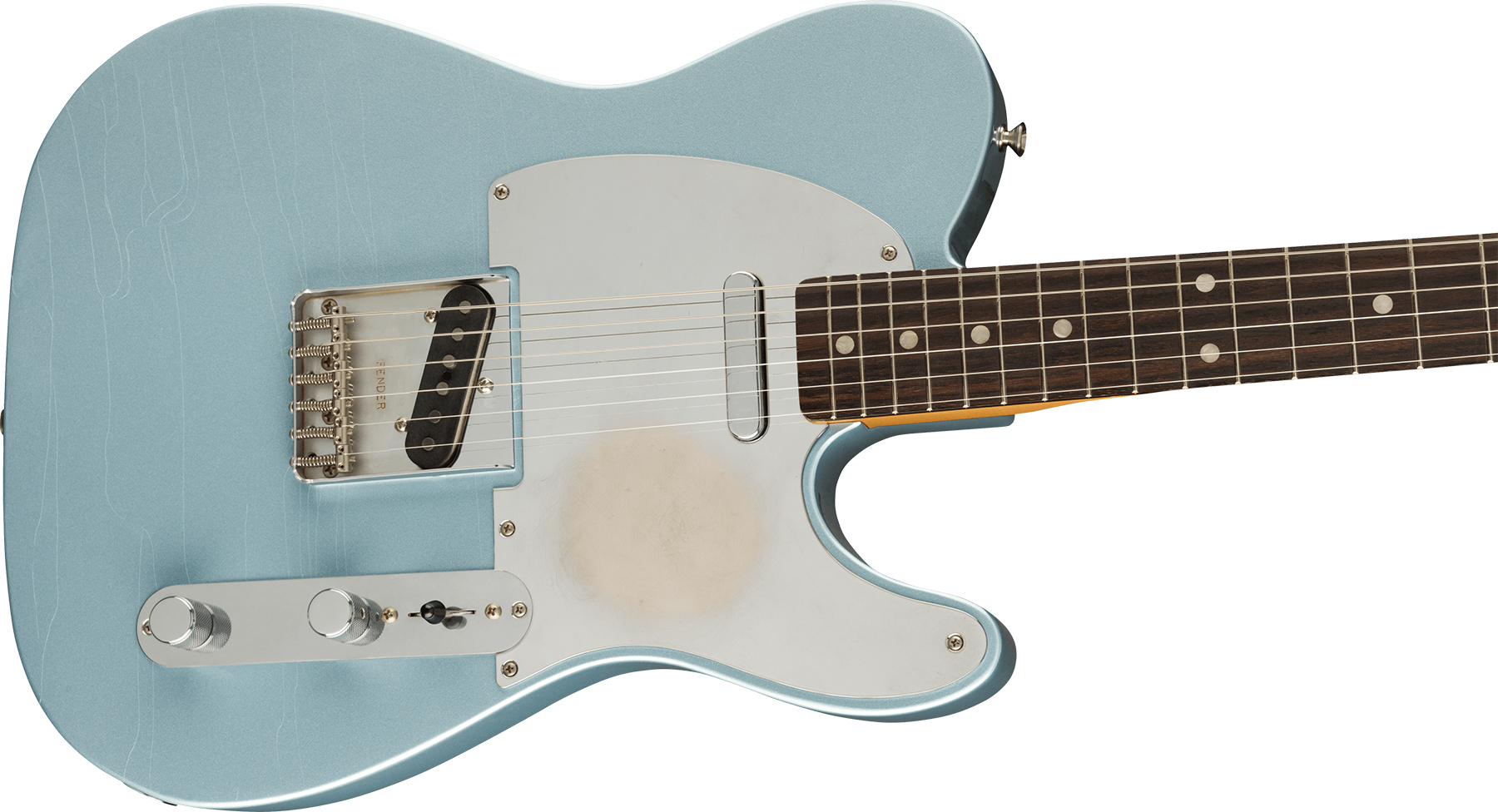 Fender Chrissie Hynde Tele Signature Mex Rw - Road Worn Faded Ice Blue Metallic - Tel shape electric guitar - Variation 2
