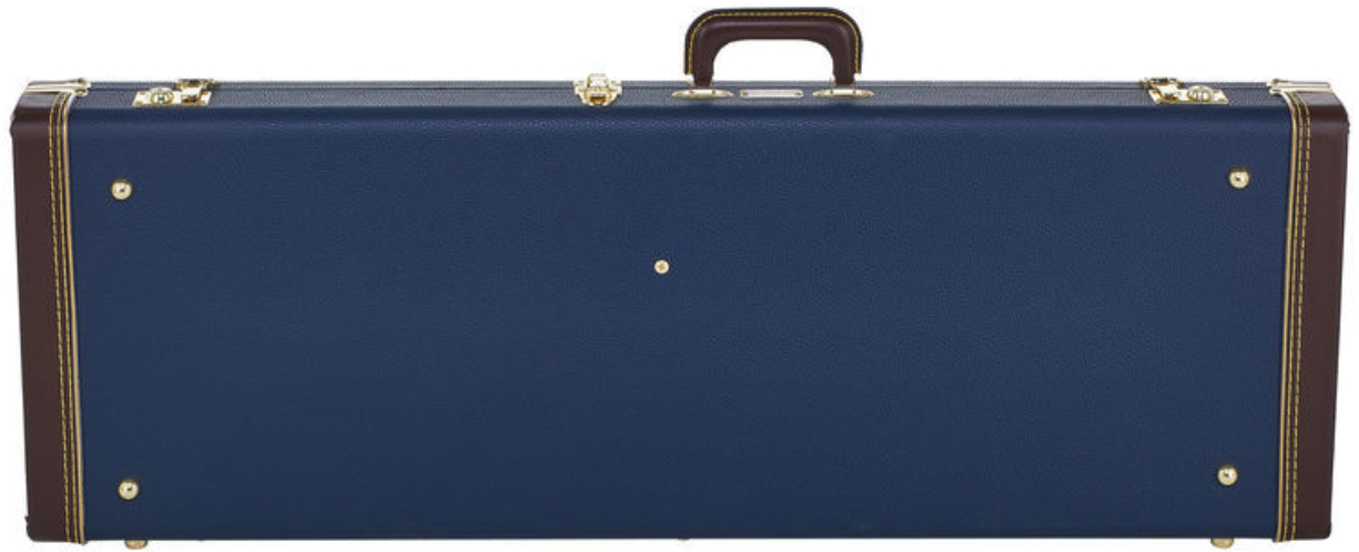 Fender Classic Wood Strat/tele Electric Guitar Case Bois Navy Blue - Electric guitar gig bag - Variation 1