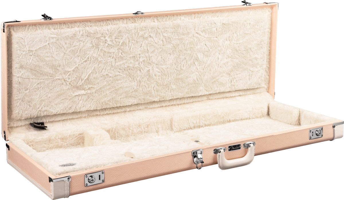 Fender Classic Wood Strat/tele Electric Guitar Case Bois Shell Pink - Electric guitar case - Variation 1