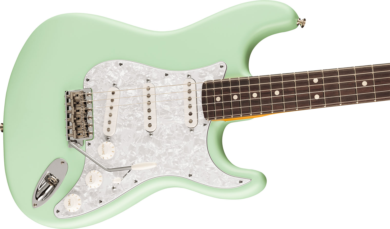 Fender Cory Wong Strat Ltd Signature Usa Stss Trem Rw - Surf Green - Str shape electric guitar - Variation 2