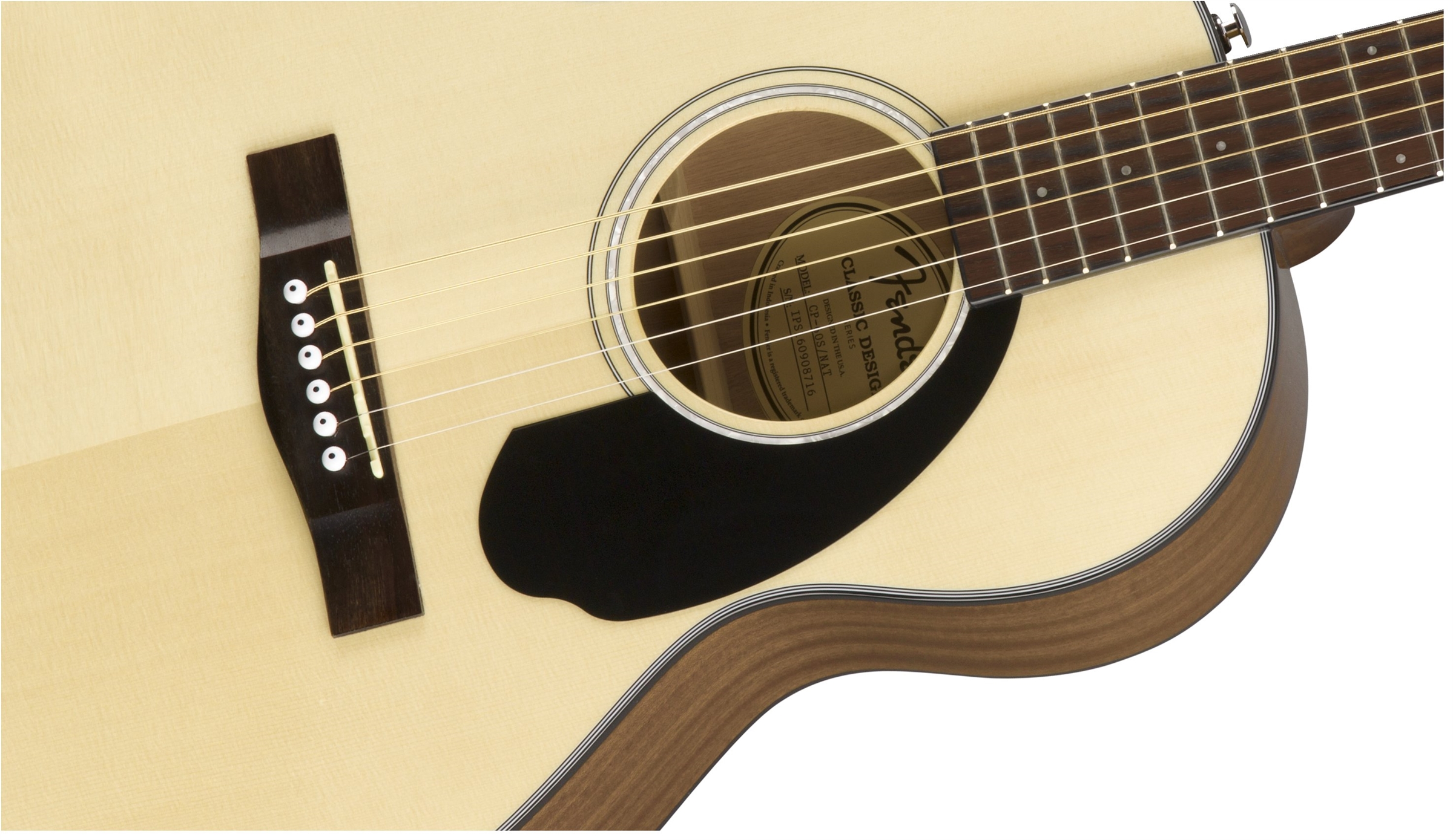 Fender Cp-60s Parlor Epicea Acajou Wal - Natural - Acoustic guitar & electro - Variation 2