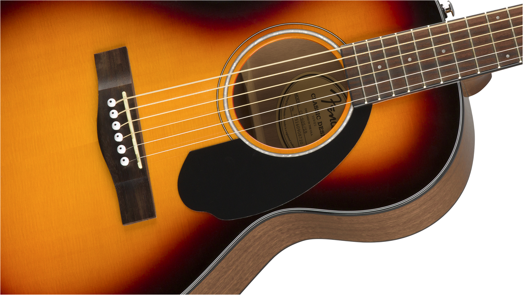 Fender Cp-60s Parlor Epicea Acajou Wal - 3-color Sunburst - Acoustic guitar & electro - Variation 2