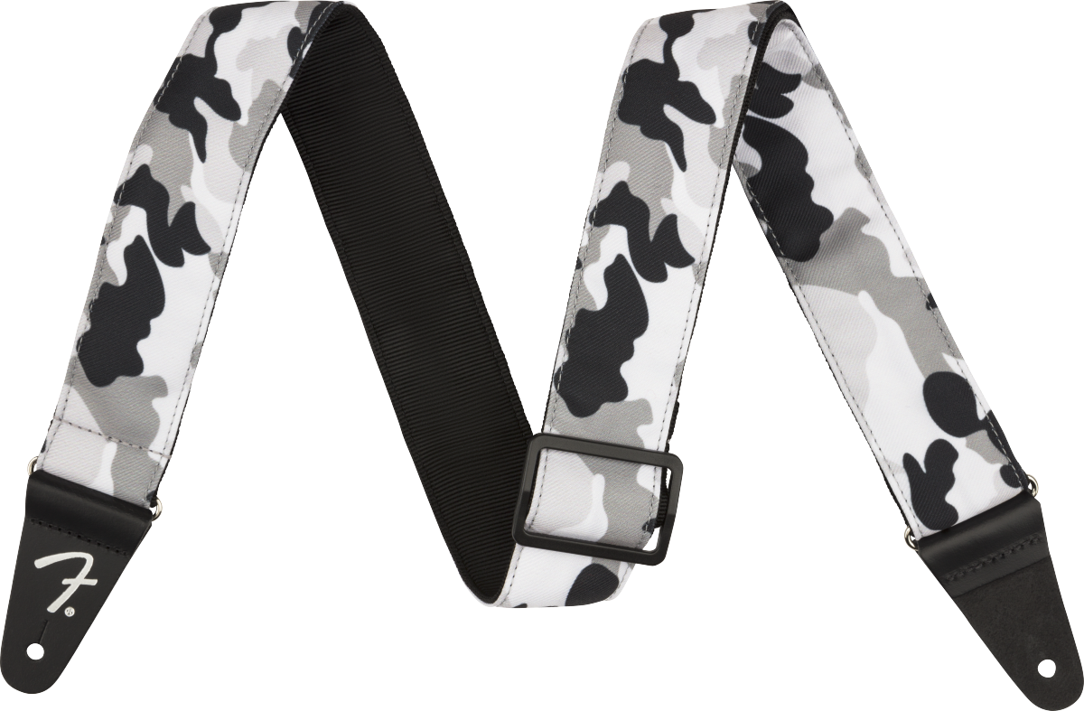 Fender 2 Inches Camo Guitar Strap Nylon Winter - Guitar strap - Main picture