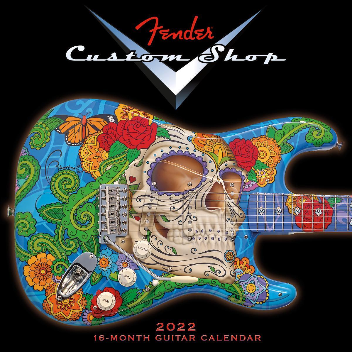 Calendar Fender 2022 Custom Shop Wall Calendar