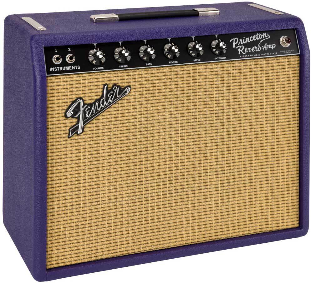 Fender 65 Princeton Reverb Ltd 15w 1x12 Celestion Greenback Plum - Electric guitar combo amp - Main picture