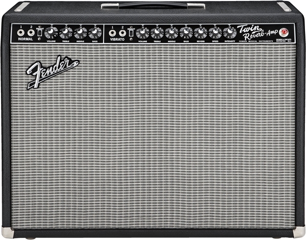 Fender '65 Twin Reverb - Black - Electric guitar combo amp - Main picture