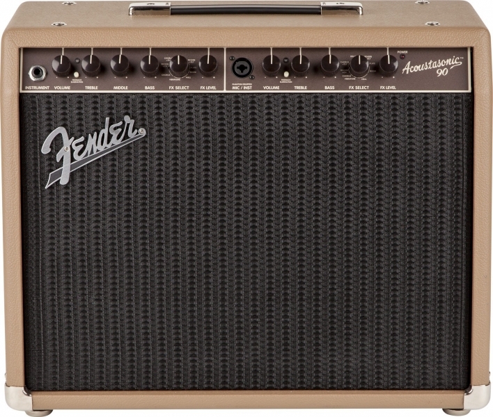 Fender Acoustasonic 90 90w 1x8 Brown - Acoustic guitar combo amp - Main picture