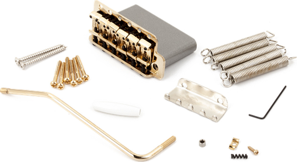 Fender American Vintage Series Strat Tremolo Assembly Gold - Complete tremolo - Main picture