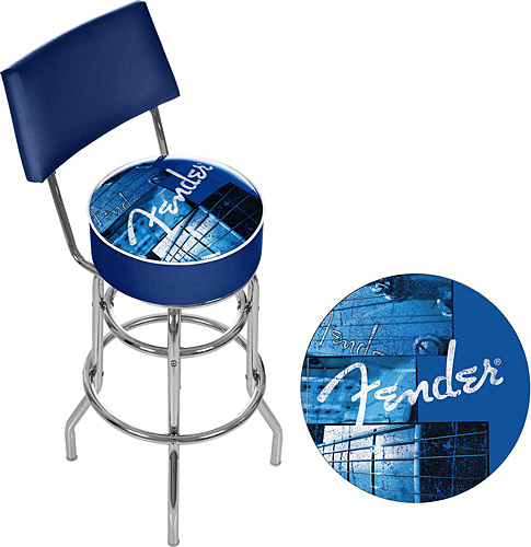 Fender Barstool Backrest Blue - 30in - Stool - Main picture