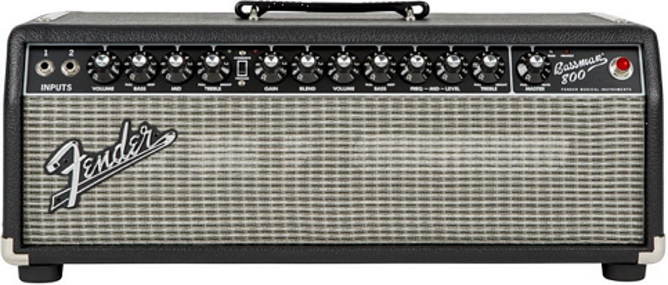 Fender Bassman 800 Head 800w 4-ohms Black/silver - Bass amp head - Main picture