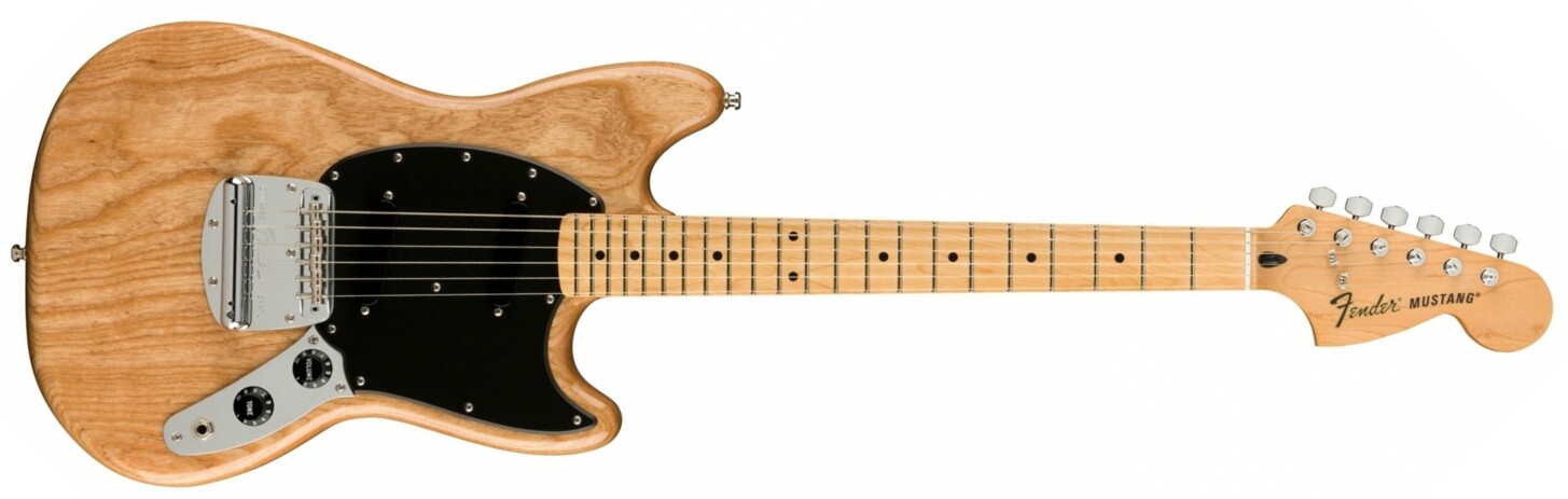 Fender Ben Gibbard Mustang Signature Mex Mn - Natural - Retro rock electric guitar - Main picture