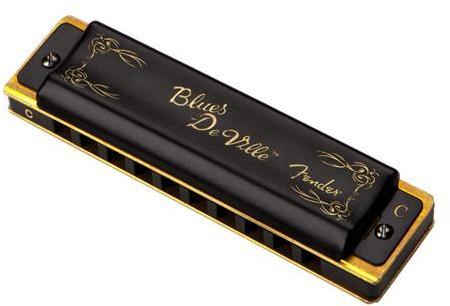 Chromatic harmonica Fender Blues DeVille Harmonica A