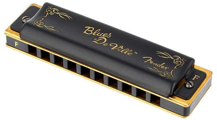 Chromatic harmonica Fender Blues Deville Harp F