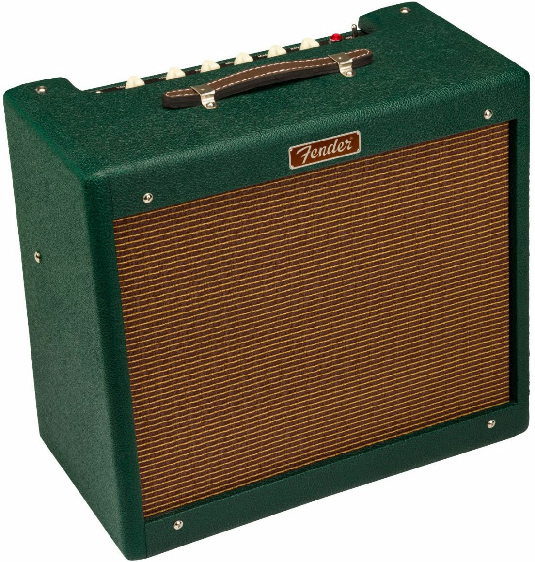 Fender Blues Junior Iv Fsr Ltd 15w 1x12 Celestion A-type British Racing Green - Electric guitar combo amp - Main picture