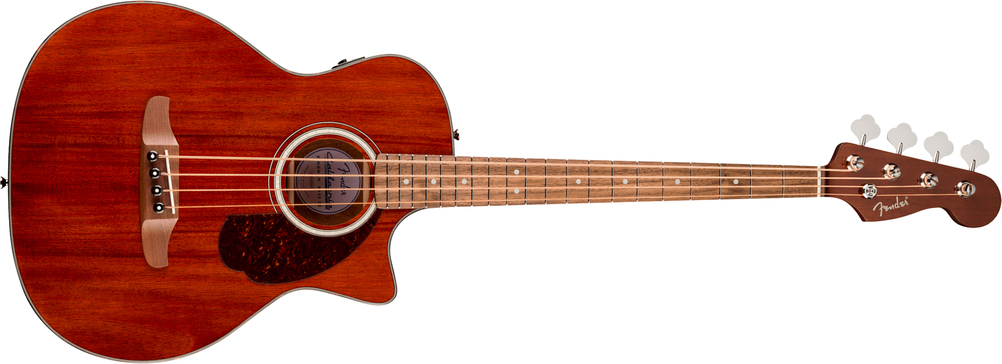 Fender Kingman Bass Deluxe Ce Mahogany California Cw Shsc Tout Acajou Noy - Natural - Acoustic bass - Main picture