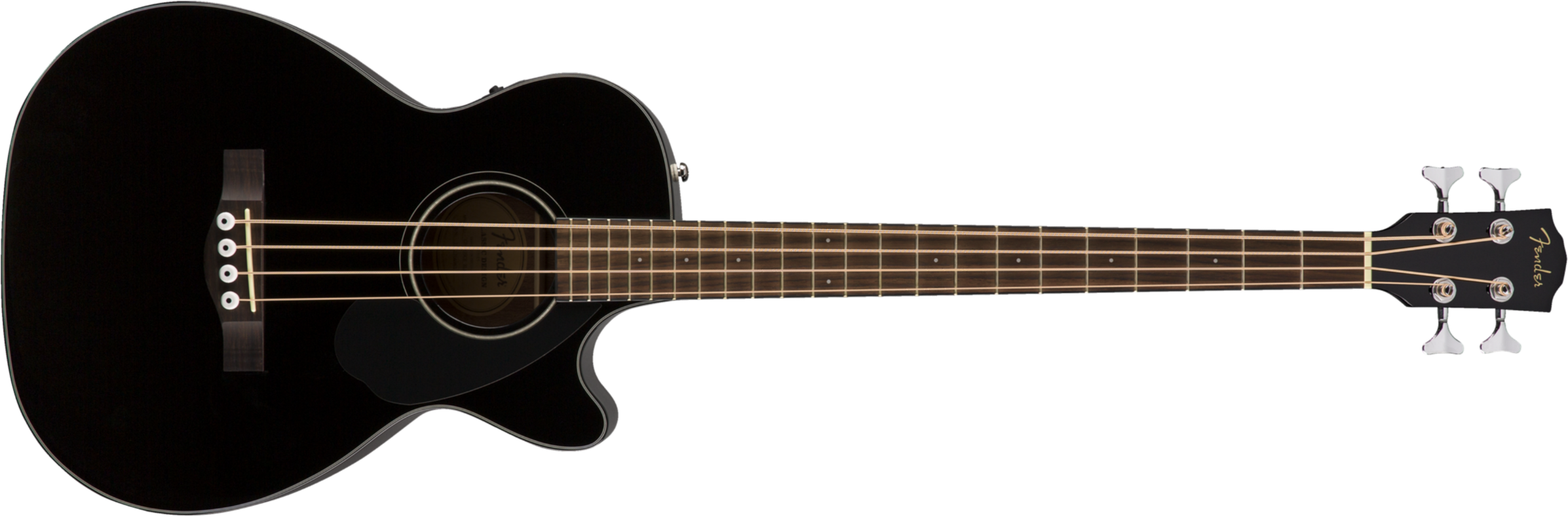 Fender Cb-60sce Classic Design Concert (lau) - Black - Acoustic bass - Main picture