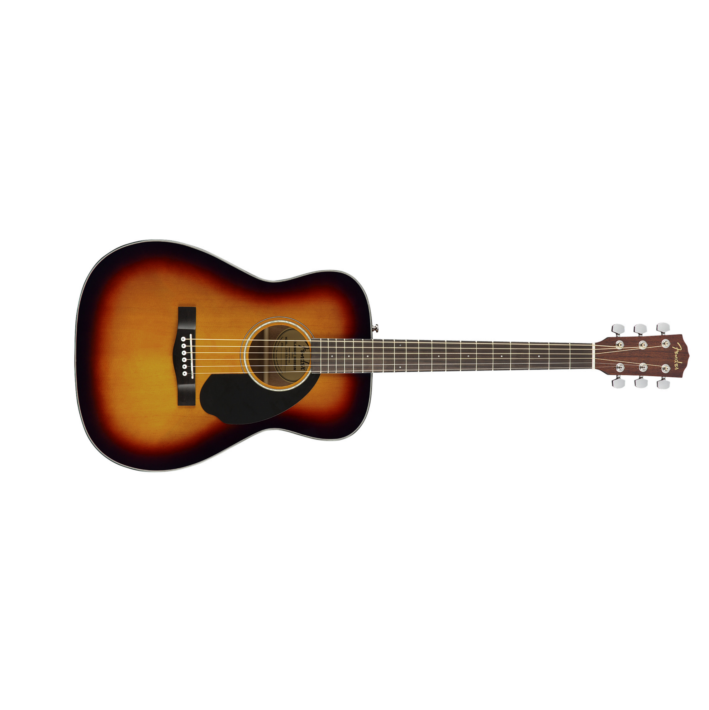 Fender Cc-60s Concert Epicea Acajou 2017 - Sunburst - Acoustic guitar & electro - Main picture