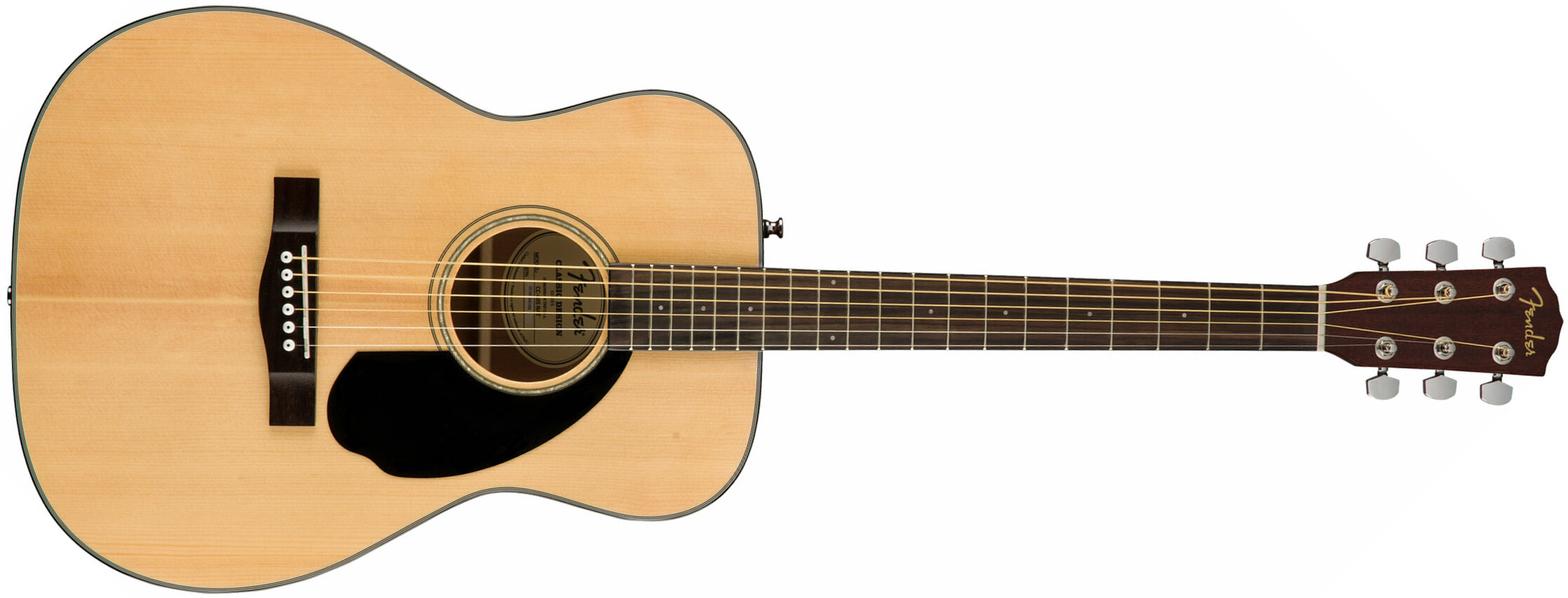 Fender Cc-60s Concert Epicea Acajou Wal - Natural - Acoustic guitar & electro - Main picture