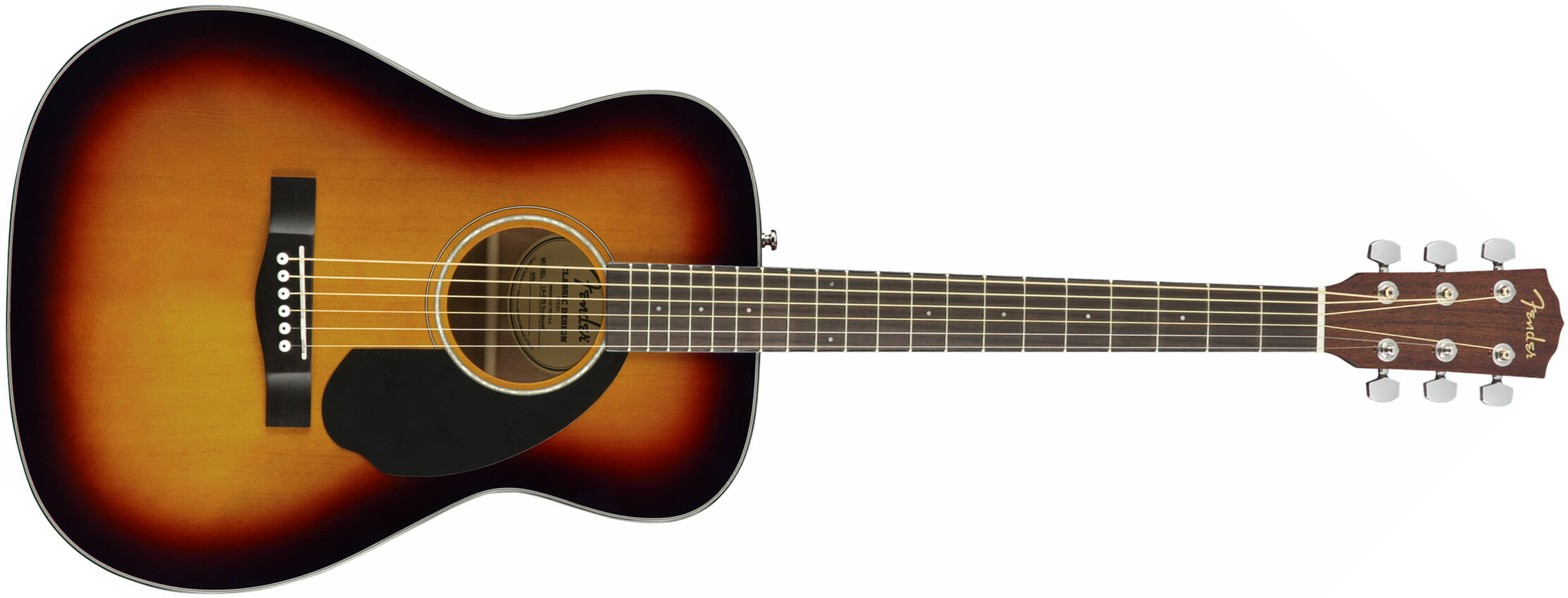 Fender Cc-60s Concert Epicea Acajou Wal - Sunburst - Acoustic guitar & electro - Main picture