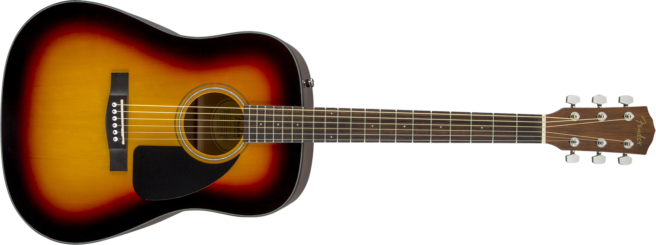 Fender Cd-60 Dreadnought V3 2020 Epicea Acajou Wal - Sunburst - Acoustic guitar & electro - Main picture