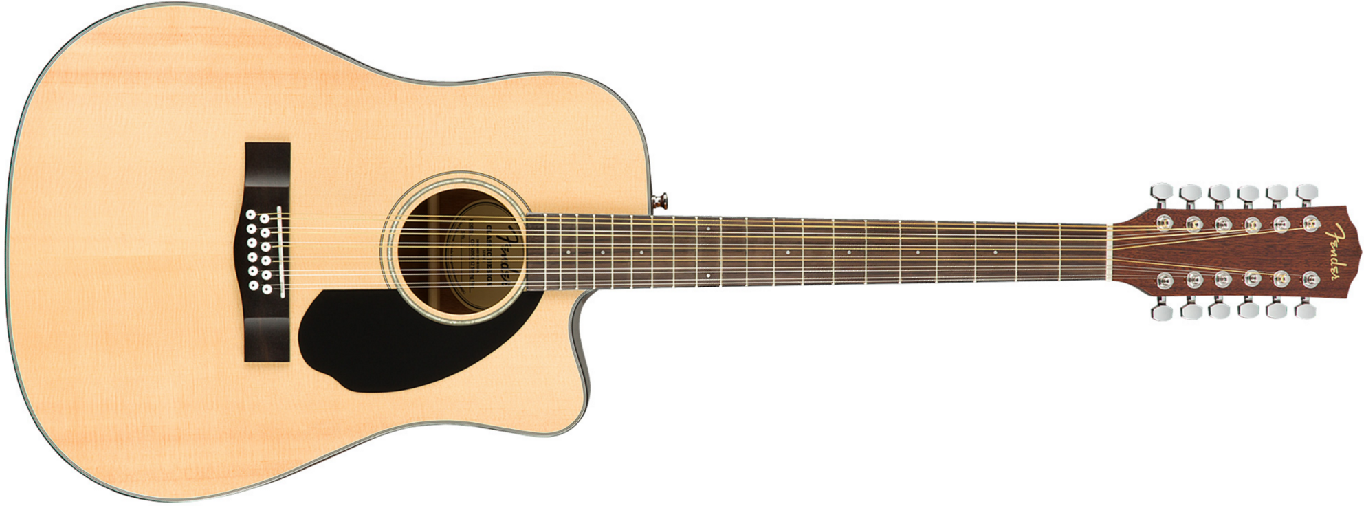 Fender Cd-60sce-12 Dreadnought Cw 12c Epicea 2020 - Natural - Electro acoustic guitar - Main picture