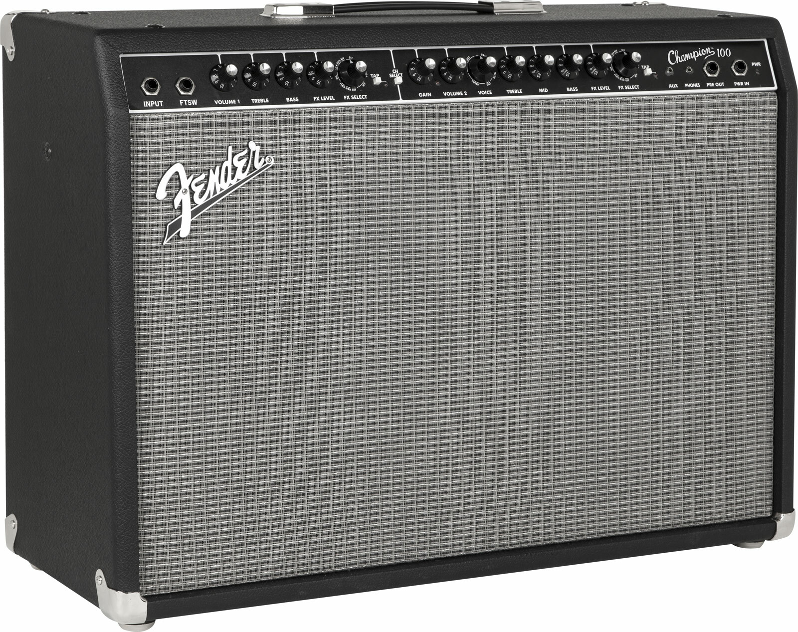 Fender Champion 100 100w 2x12 Black - Electric guitar combo amp - Main picture