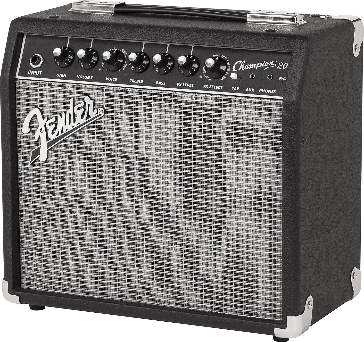 Fender Champion 20 2013 20w 1x8 Black - Electric guitar combo amp - Main picture