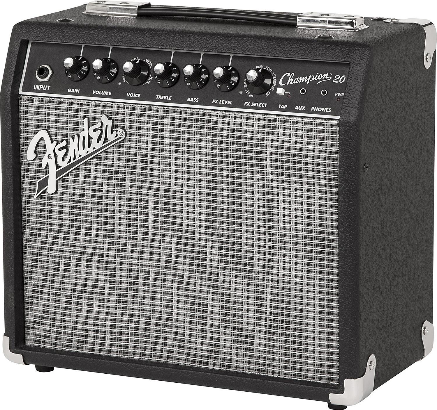 Electric guitar combo amp Fender Champion 20 - Black