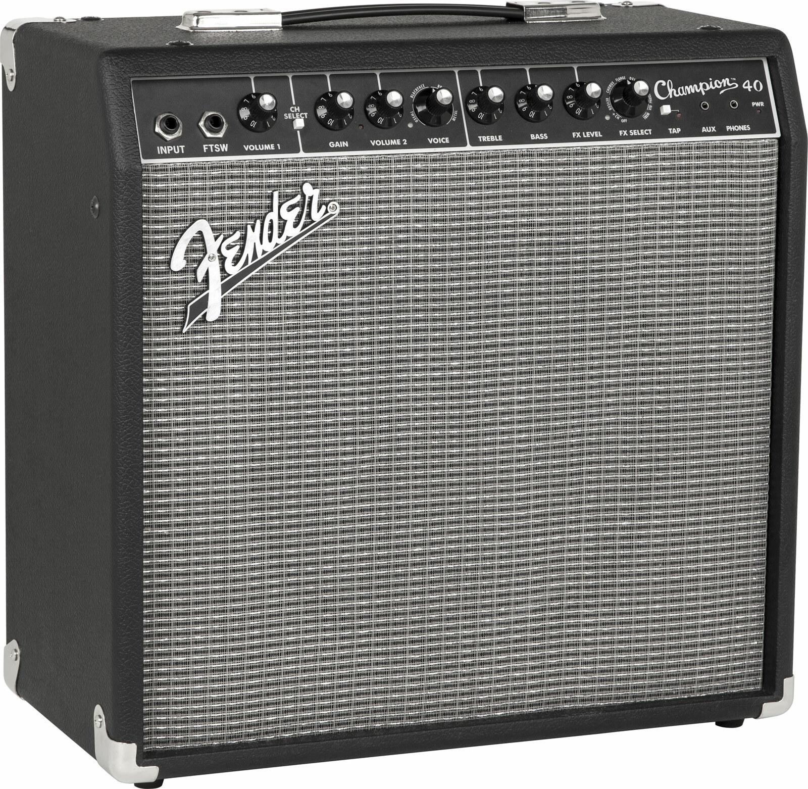 Fender Champion 40 2013 40w 1x12 Black - Electric guitar combo amp - Main picture