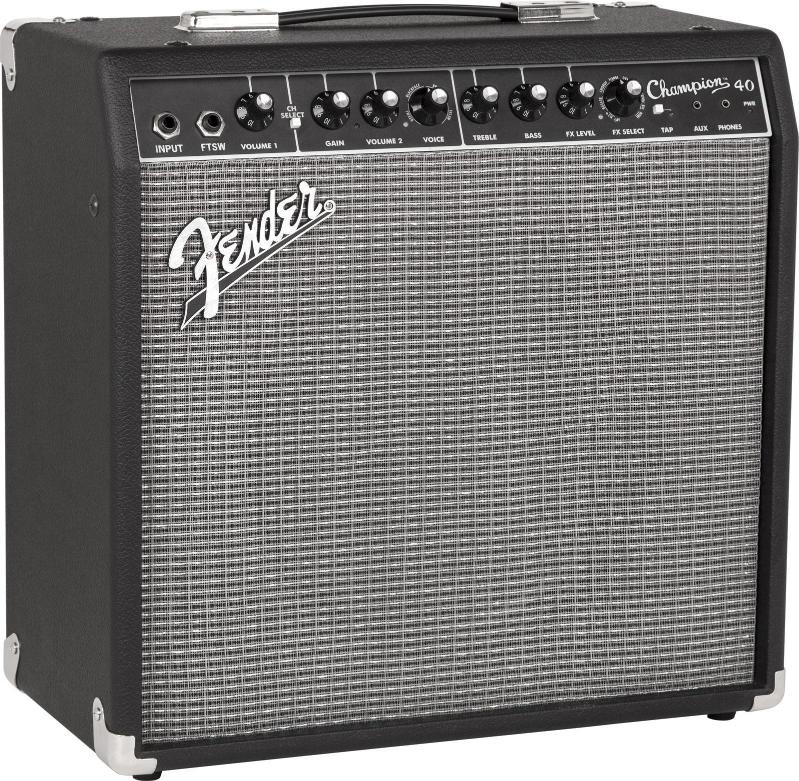 Electric guitar combo amp Fender Champion 40 - Black
