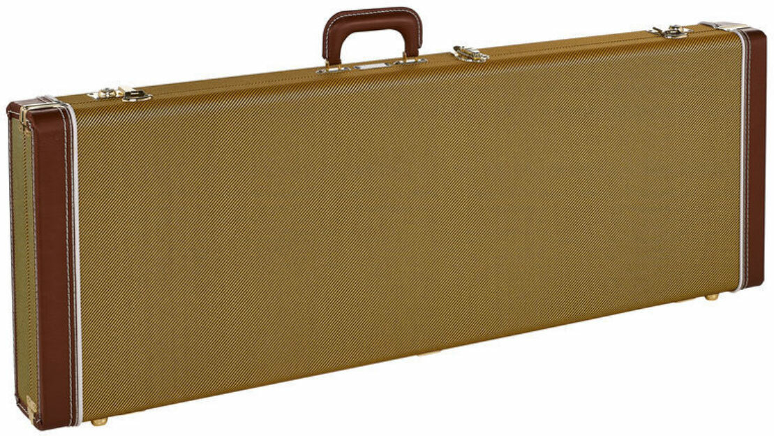 Fender Classic Series Wood Guitar Case Strat/tele Tweed - Electric guitar case - Main picture