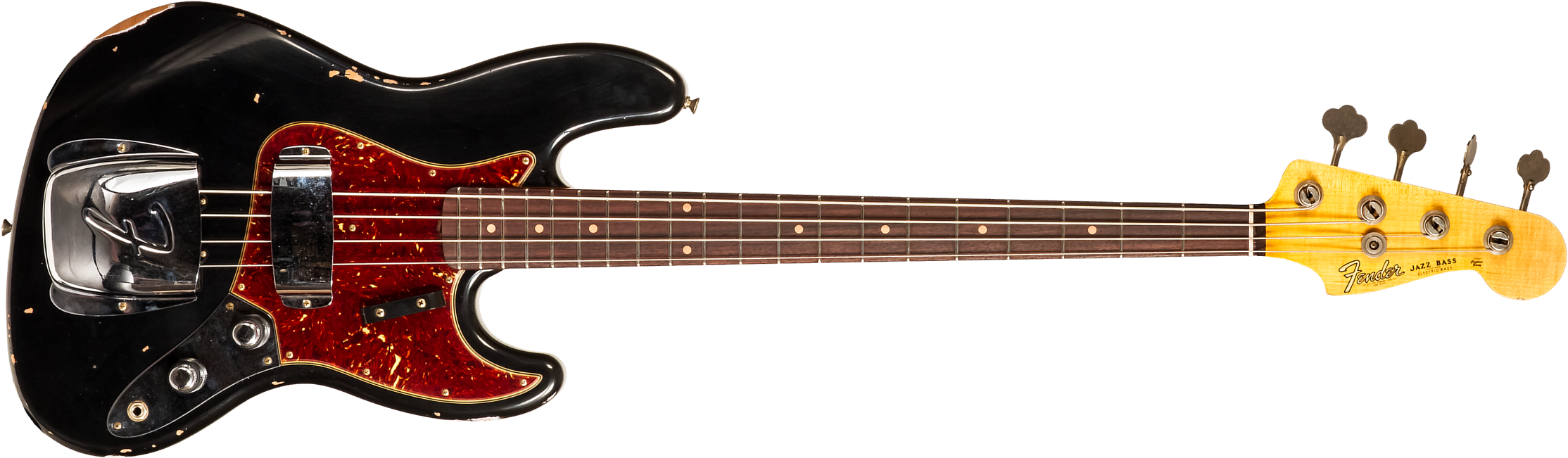 Fender Custom Shop 1962 Jazz Bass #CZ569677 - relic aged black