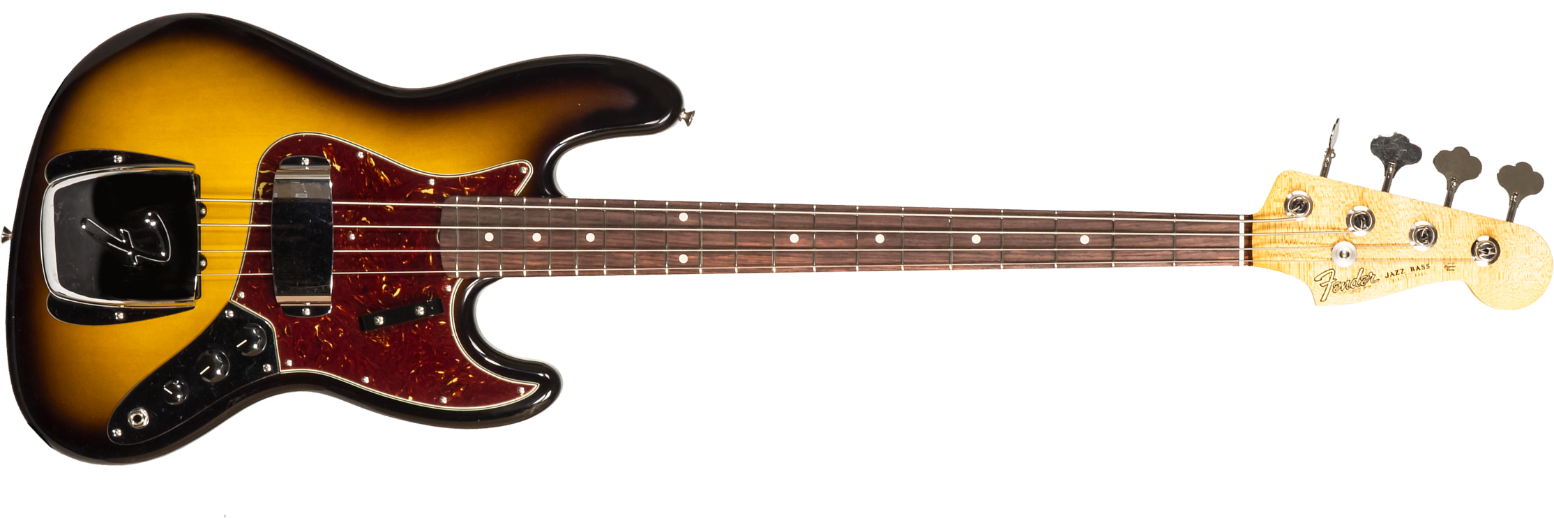 Fender Custom Shop Jazz Bass 1964 Rw #r126513 - Closet Classic 2-color Sunburst - Solid body electric bass - Main picture